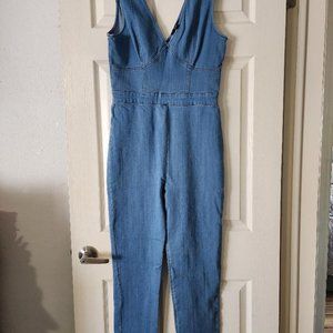 Blashe Jean Jumpsuit Sz L EUC